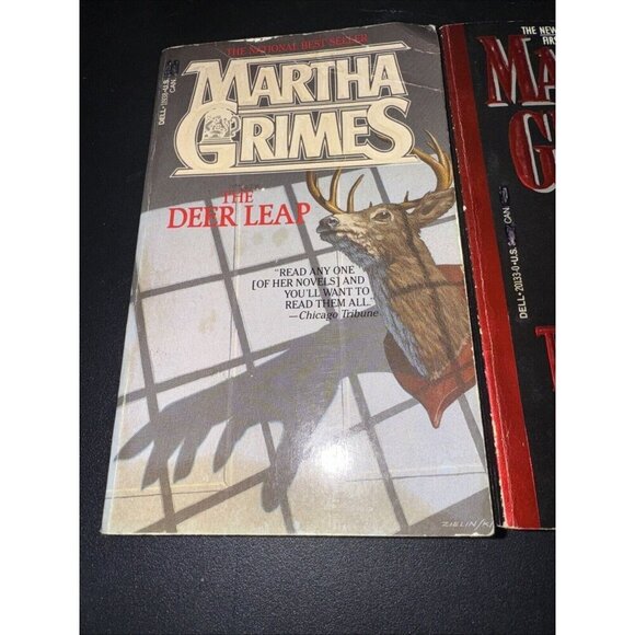 Martha Grimes Lot of 2 Detective Mystery PB Novels - Picture 3 of 7